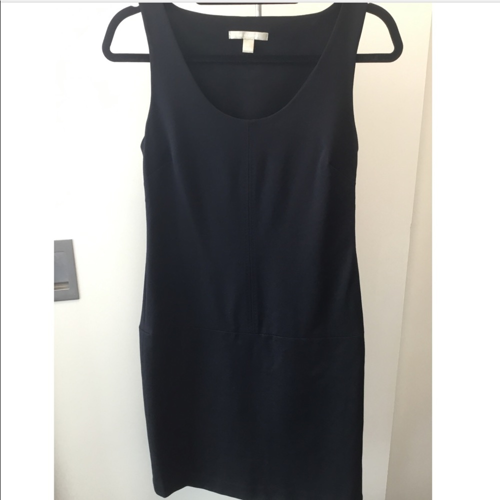 Black Tank Side Zip Minidress, Banana Republic - 2